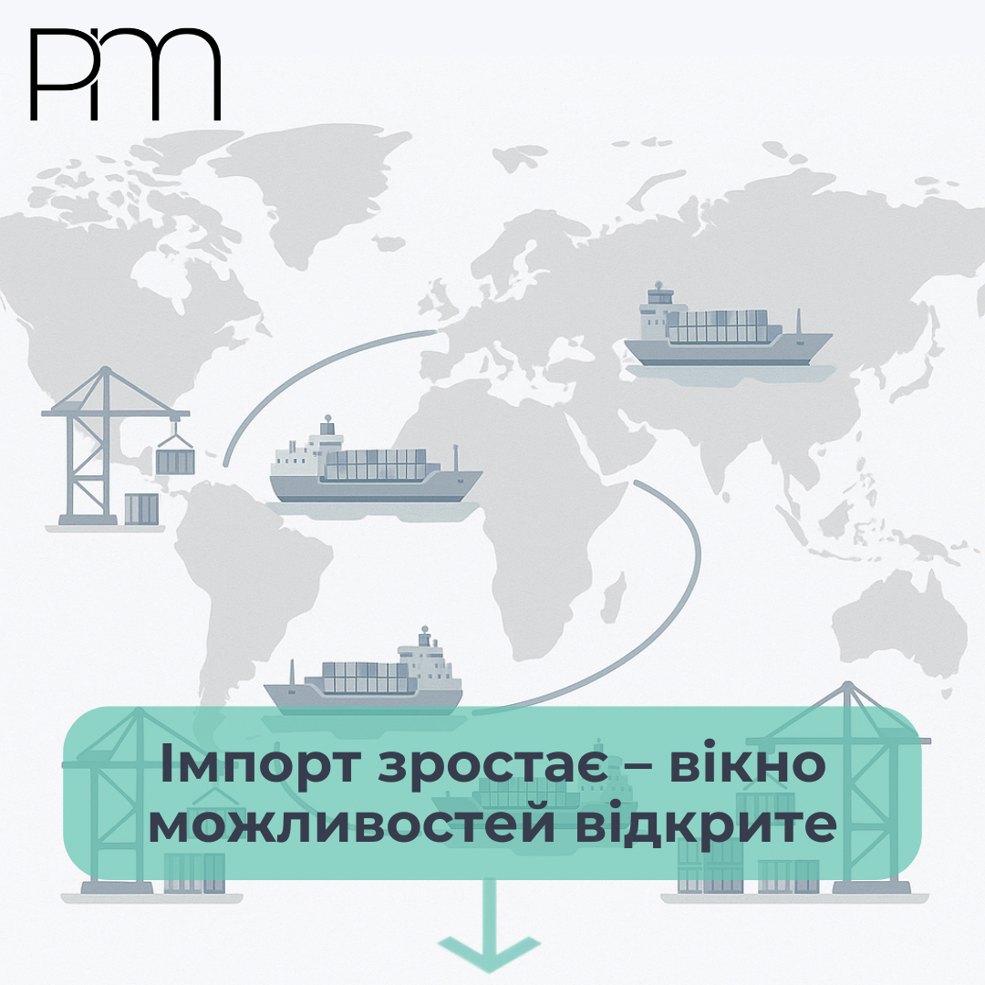 Імпорт зростає – вікно можливостей відкрите